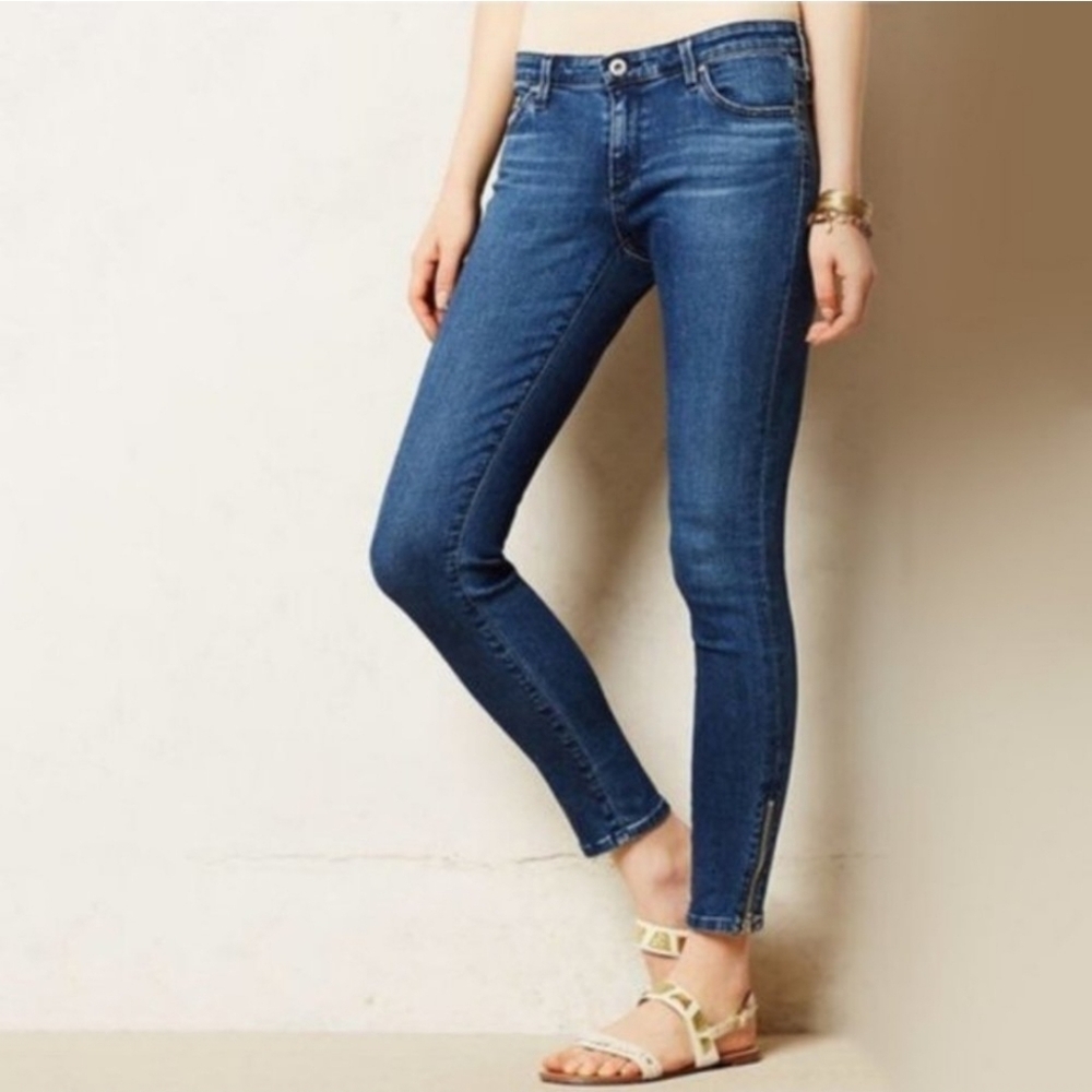 AG Adriano Goldschmied The Zip Up Legging Ankle Jeans 27R